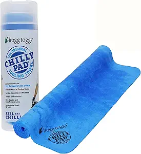 FROGG TOGGS Chilly Pad, Instant Cooling Towel, Long Lasting, Reusable, Sports and Outdoors Neck Towel 33x13 by Amazon — recommended by Jeff Garmire