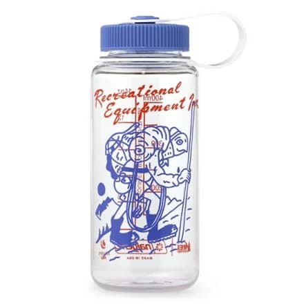 REI Co-op Nalgene Sustain Graphic Wide-Mouth Water Bottle - 16 fl. oz. White by REI Co-op — recommended by Seth Burns