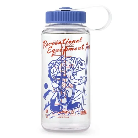 REI Co-op Nalgene Sustain Graphic Wide-Mouth Water Bottle - 16 fl. oz. White by REI Co-op — recommended by Seth Burns