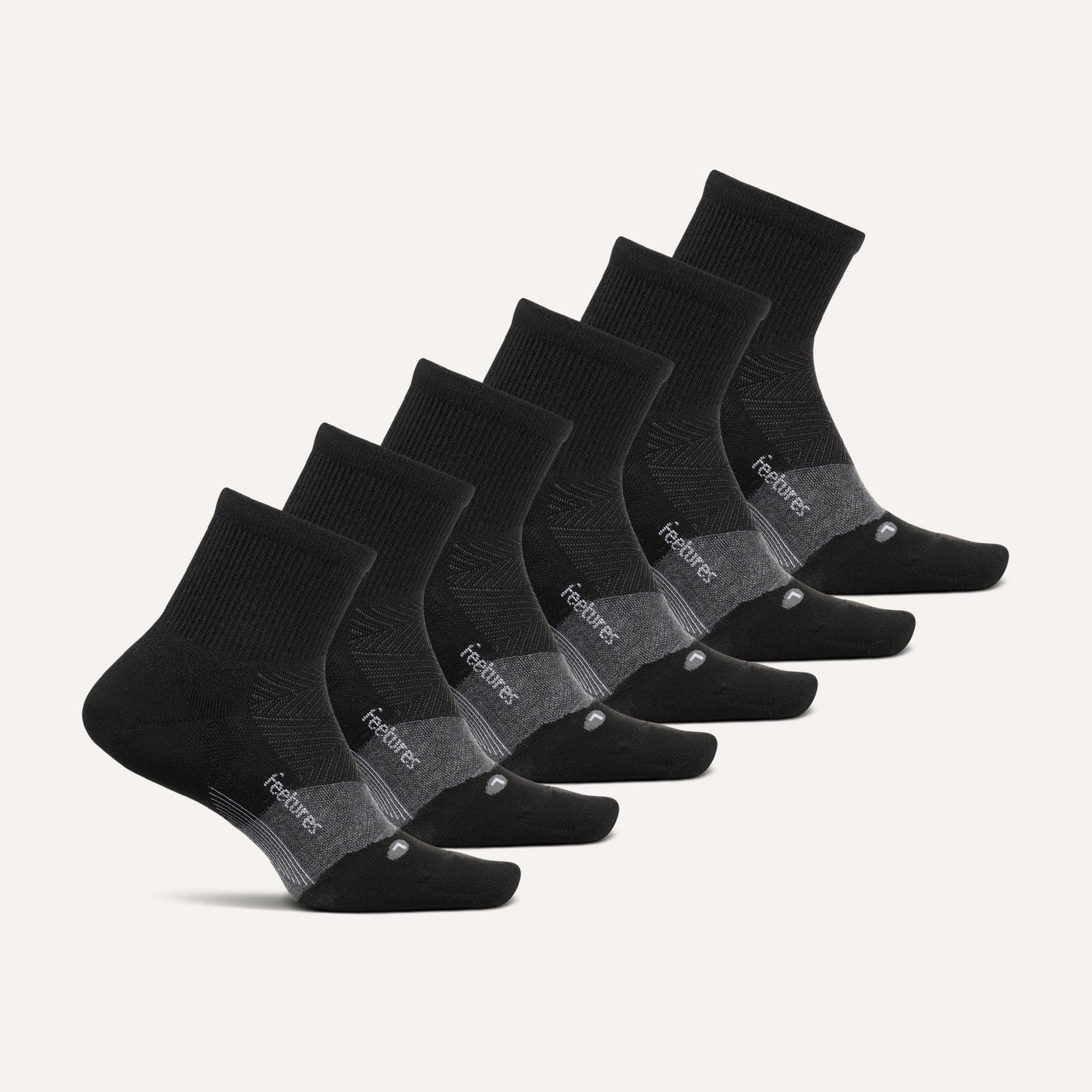 Merino 10 Max Cushion Quarter 6 Pack by Feetures — recommended by Megan Eckert