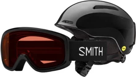 Smith Glide Jr. Mips Helmet and Snowday Goggles Set Black S by Smith Optics — recommended by Leo Cocchiara - Beyond The Slopes