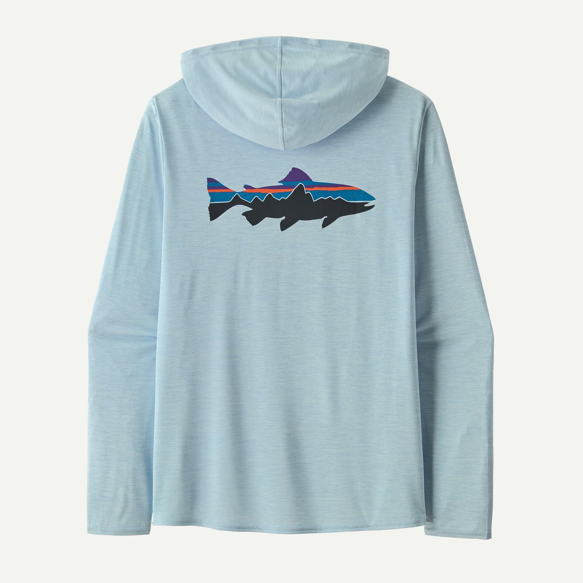 Men's Capilene® Cool Daily Graphic Hoody by Patagonia — recommended by Brady Jonas