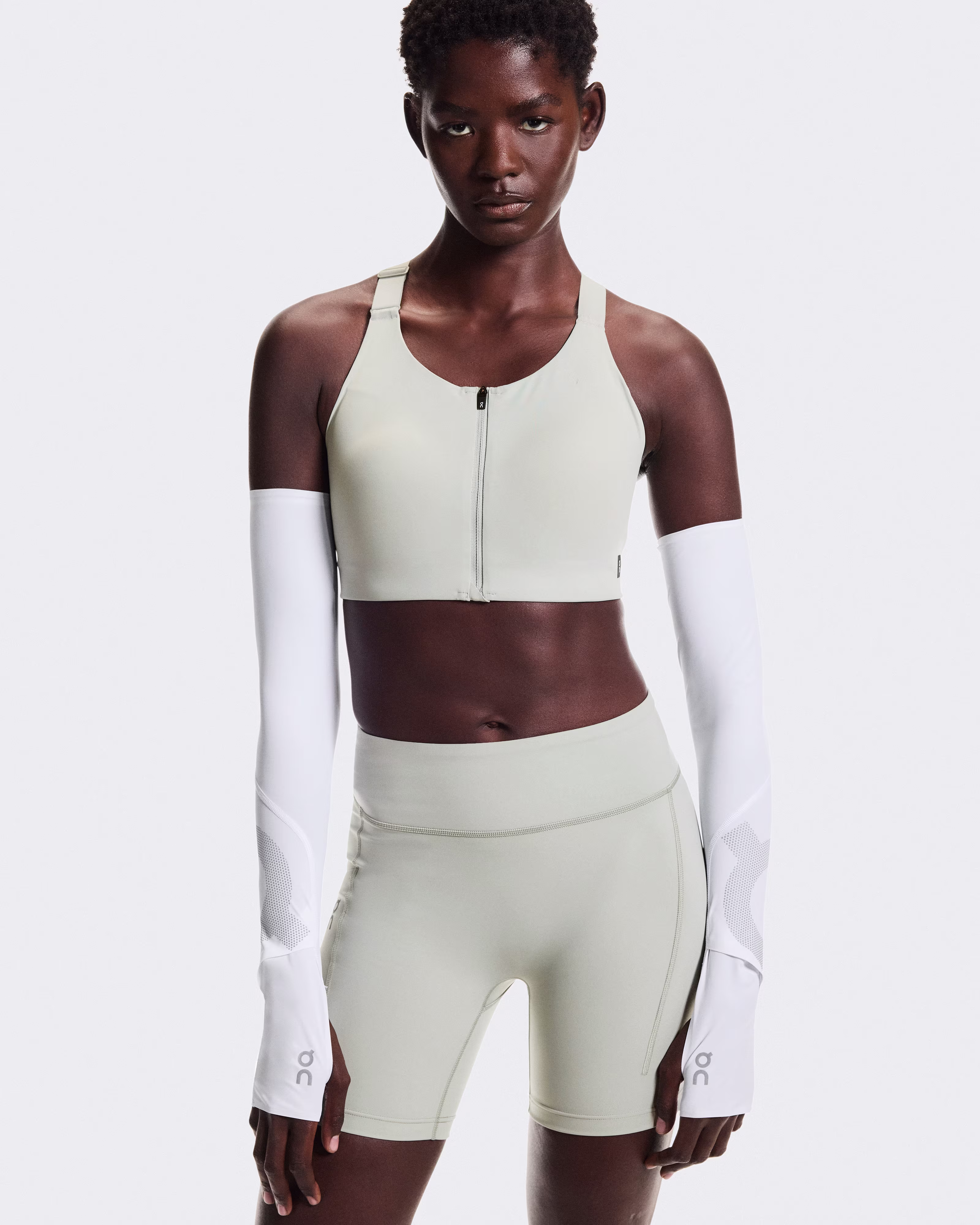 Solar Arm Sleeves White by On — recommended by Alyssa Clark