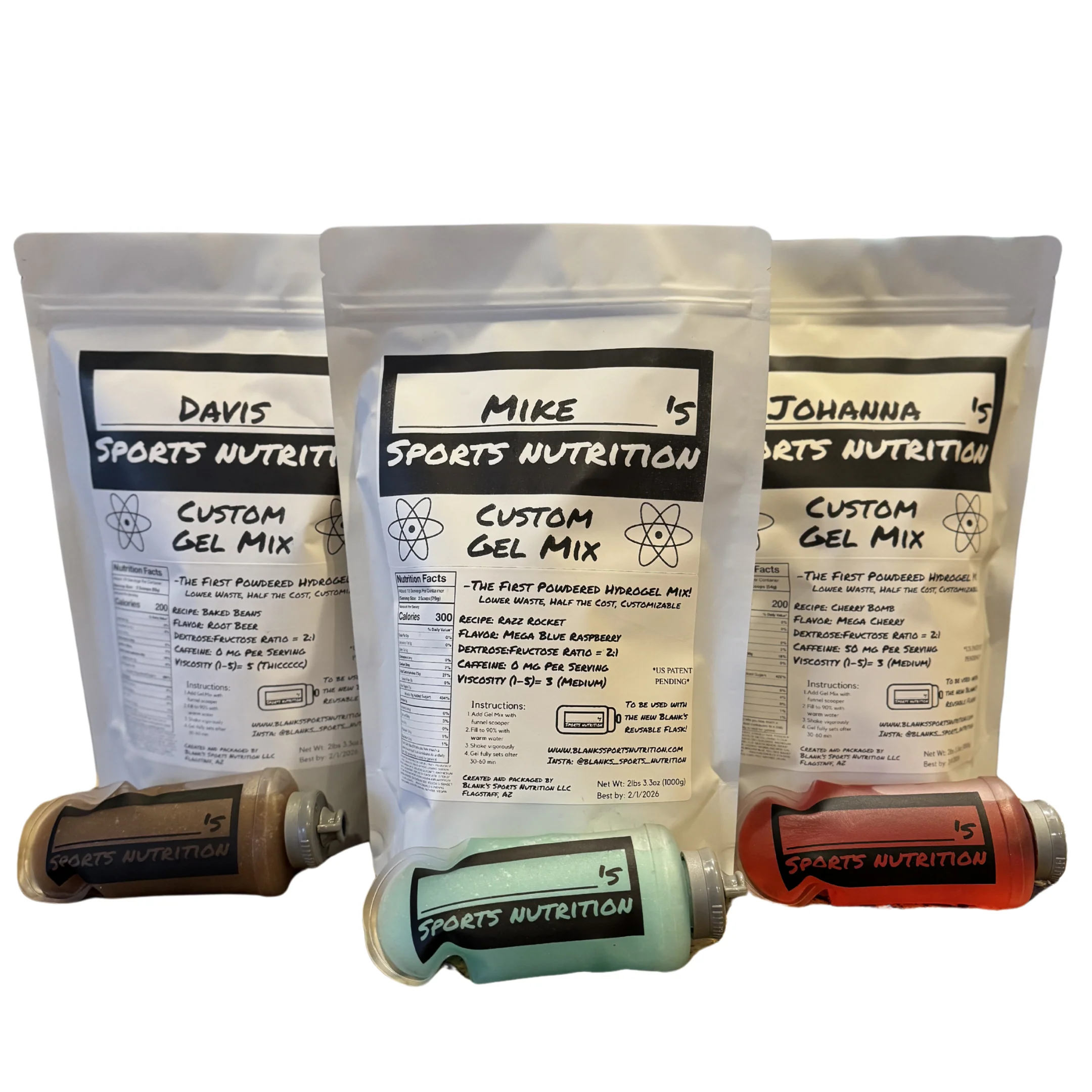 Custom Gel Builder (1kg) by Blank's Sports Nutrition — recommended by Grant Colligan