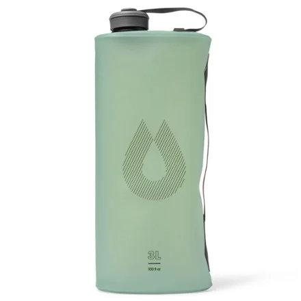 HydraPak 3L Seeker Collapsible Water Container - 100 fl. oz. Green by HydraPak — recommended by Cage Vigil