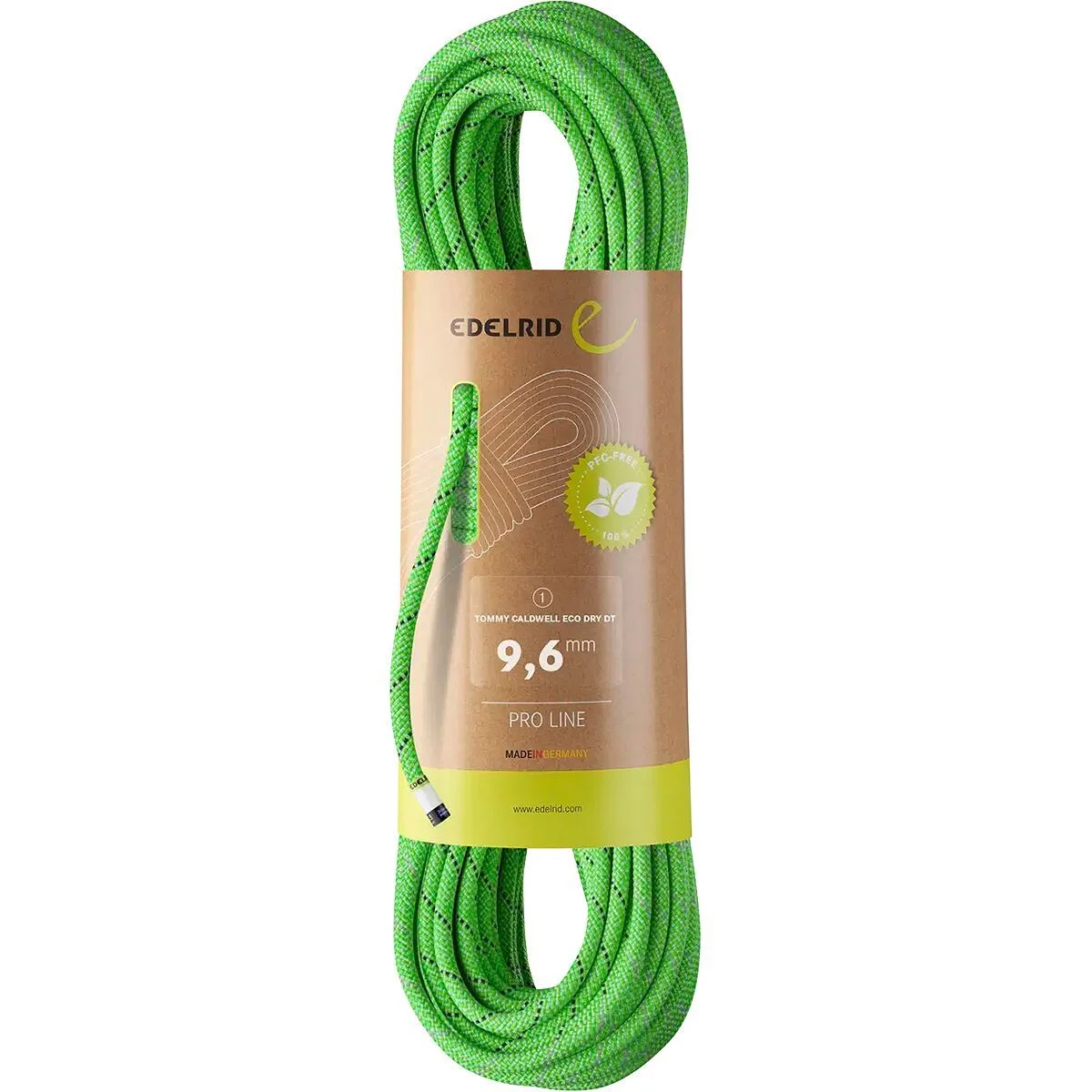 Tommy Caldwell Eco Dry DuoTec Climbing Rope - 9.6mm by Edelrid — recommended by Katie Mayo