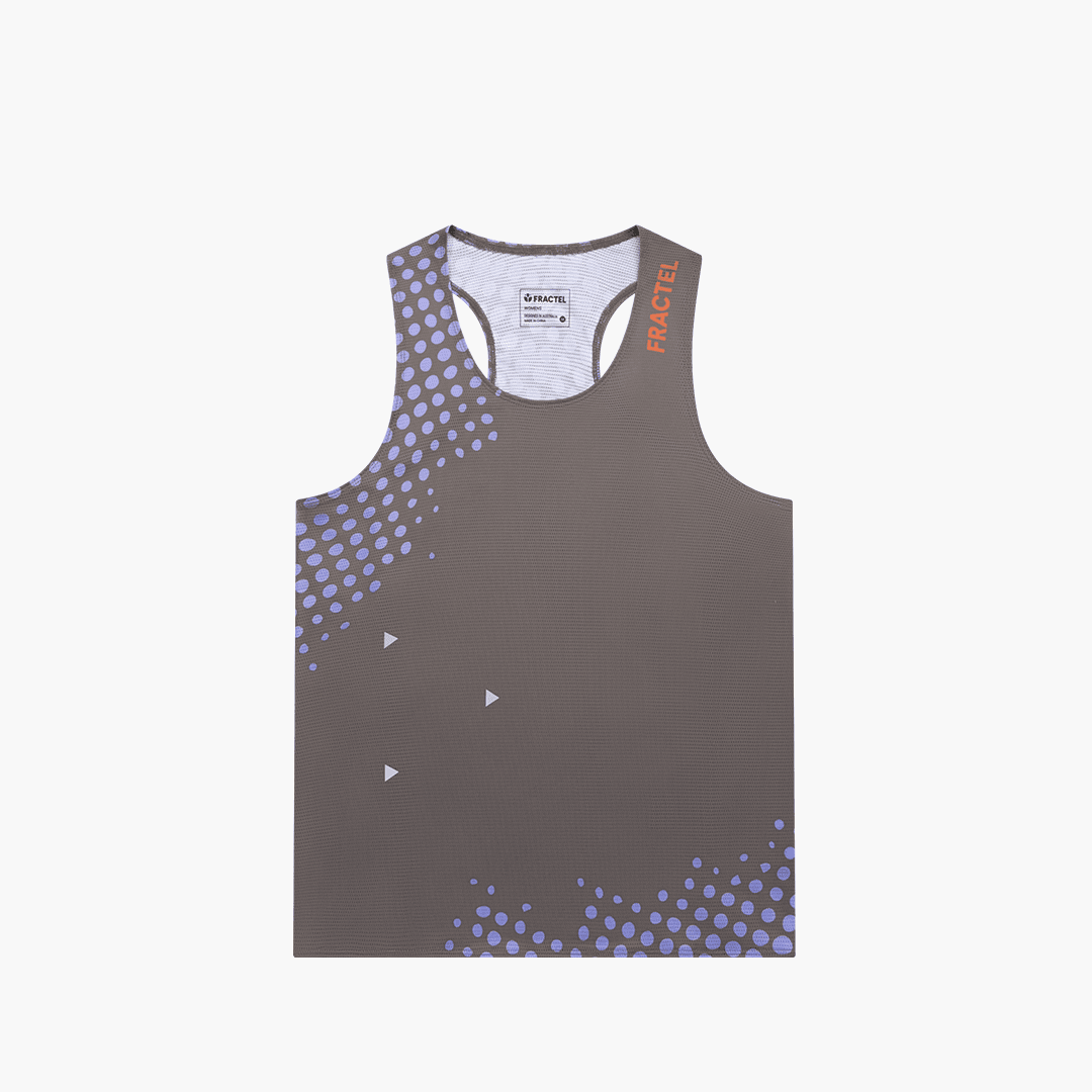 FRACTEL RACE SINGLET by Fractel — recommended by Lara Hamilton