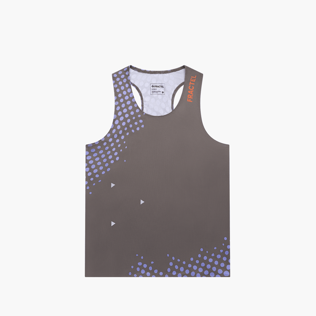 FRACTEL RACE SINGLET by Fractel — recommended by Lara Hamilton
