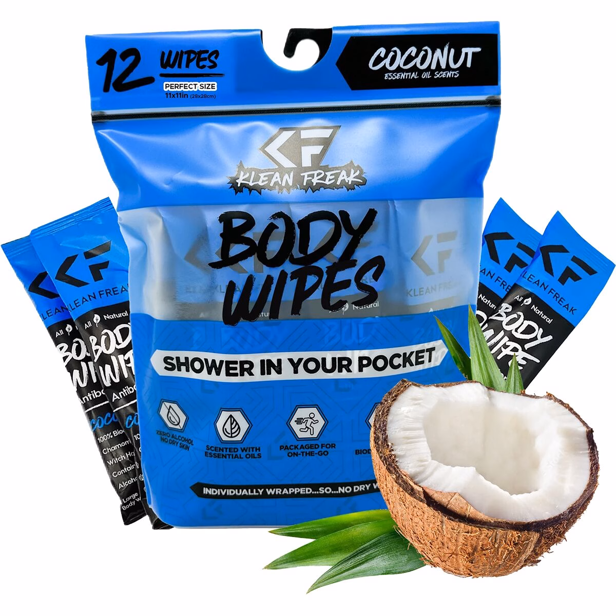 Body Wipes - 12-Pack by Klean Freak — recommended by Rachel Drake