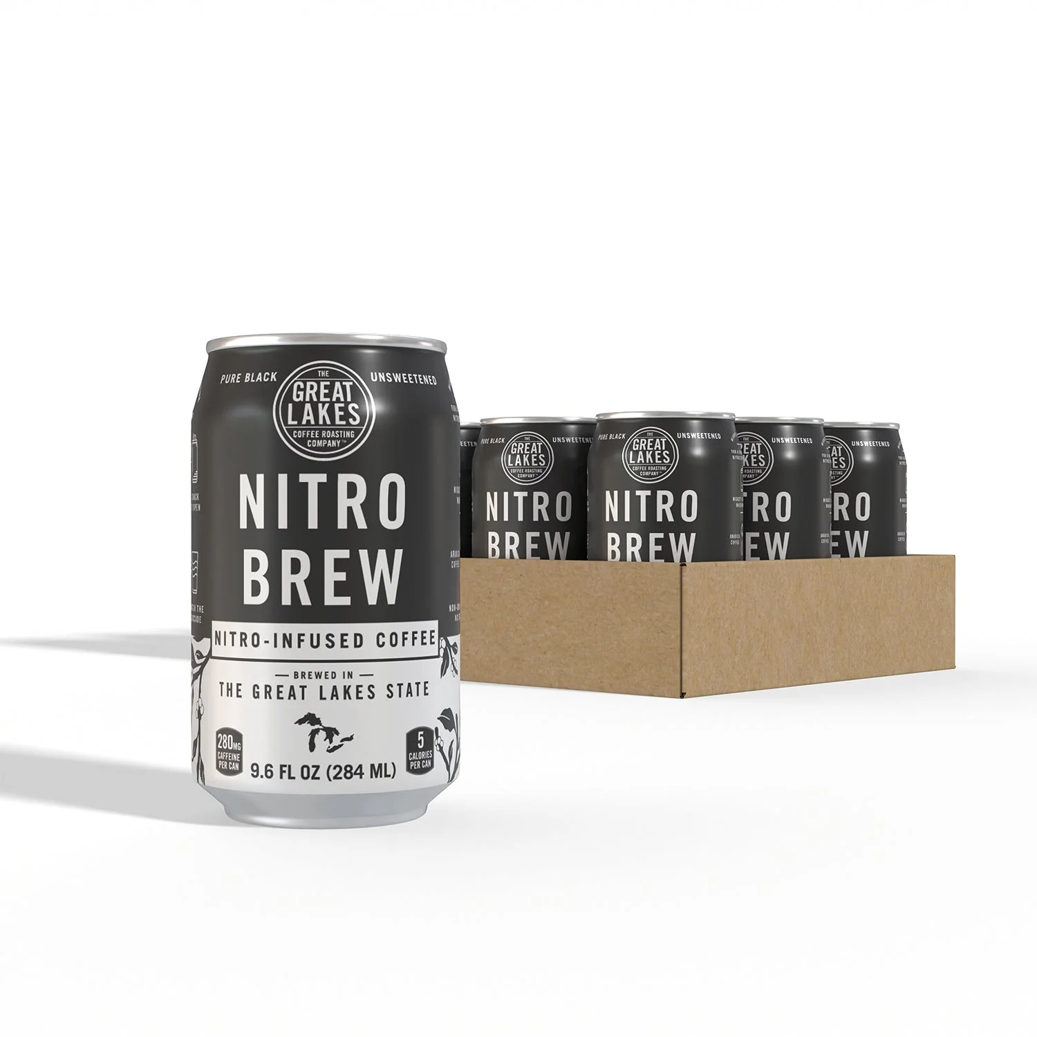 Nitro Brew 9.6oz Cans by Great Lakes Coffee Roasting Company — recommended by Tyler Sarkisian