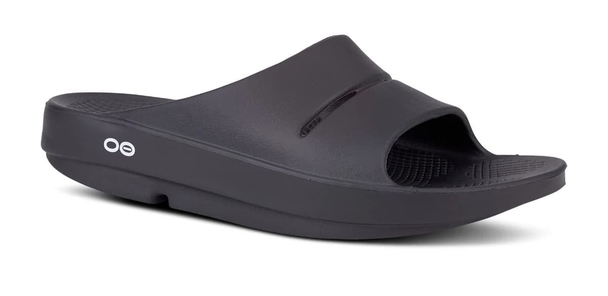 Men's OOahh Slide Sandal - Black by OOFOS — recommended by Jonathan Andrade