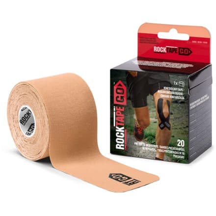 RockTape GO Extra-Sticky Adhesive Precut Kinesiology Tape Khaki by RockTape — recommended by Jeffrey Hammond