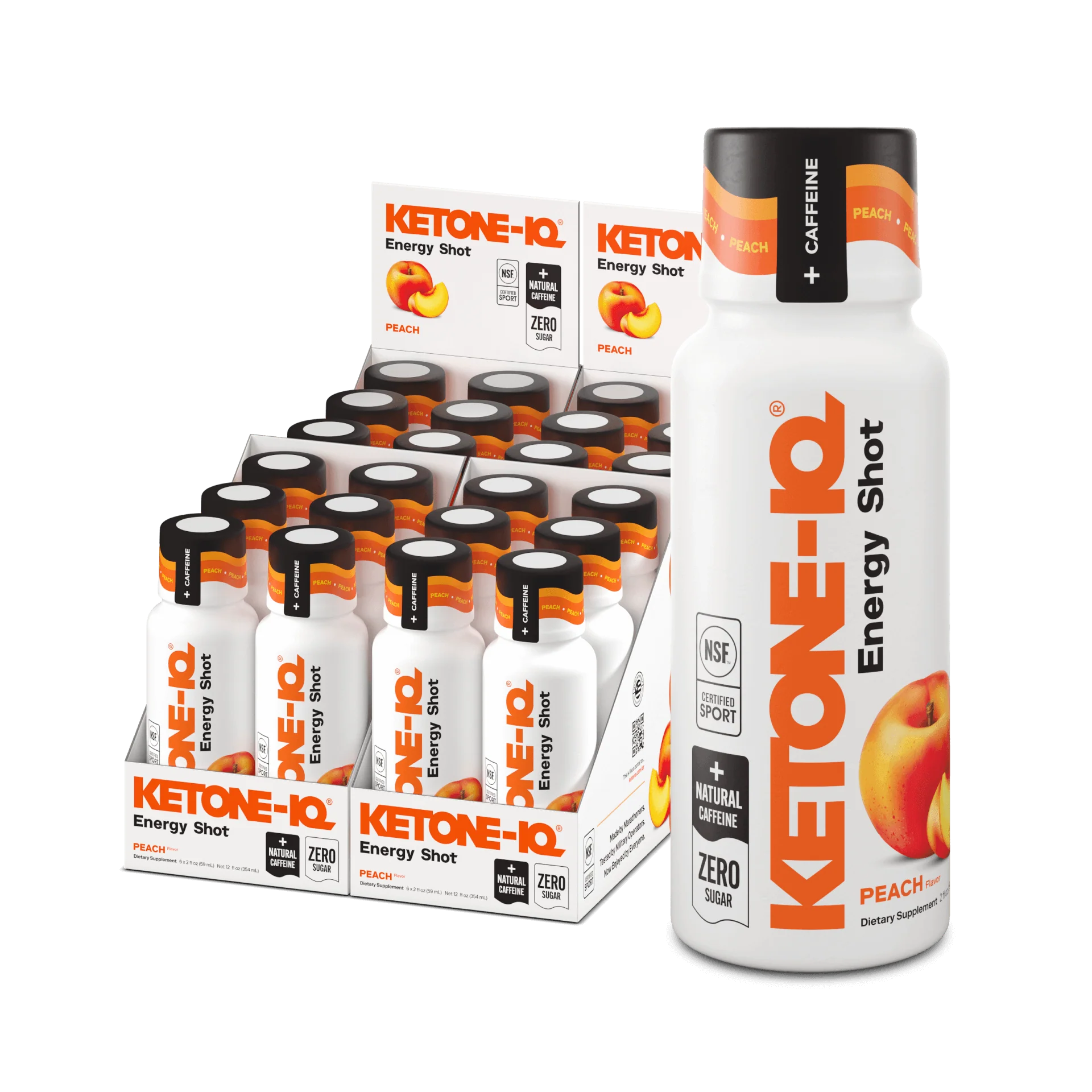 Ketone-IQ +Caffeine Shot Peach by Ketone-IQ — recommended by Jonathan Andrade