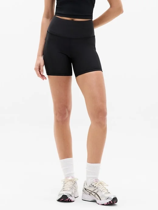 Interval Stash High Rise 5" Short by Athleta — recommended by Alexis Friedman