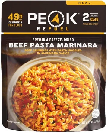PEAK REFUEL Beef Pasta Marinara - 2 Servings by PEAK REFUEL — recommended by Christian Brooks