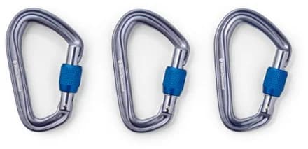 Black Diamond HotForge Screwgate Carabiners - Package of 3 Gray by Black Diamond — recommended by Teddy Dondanville