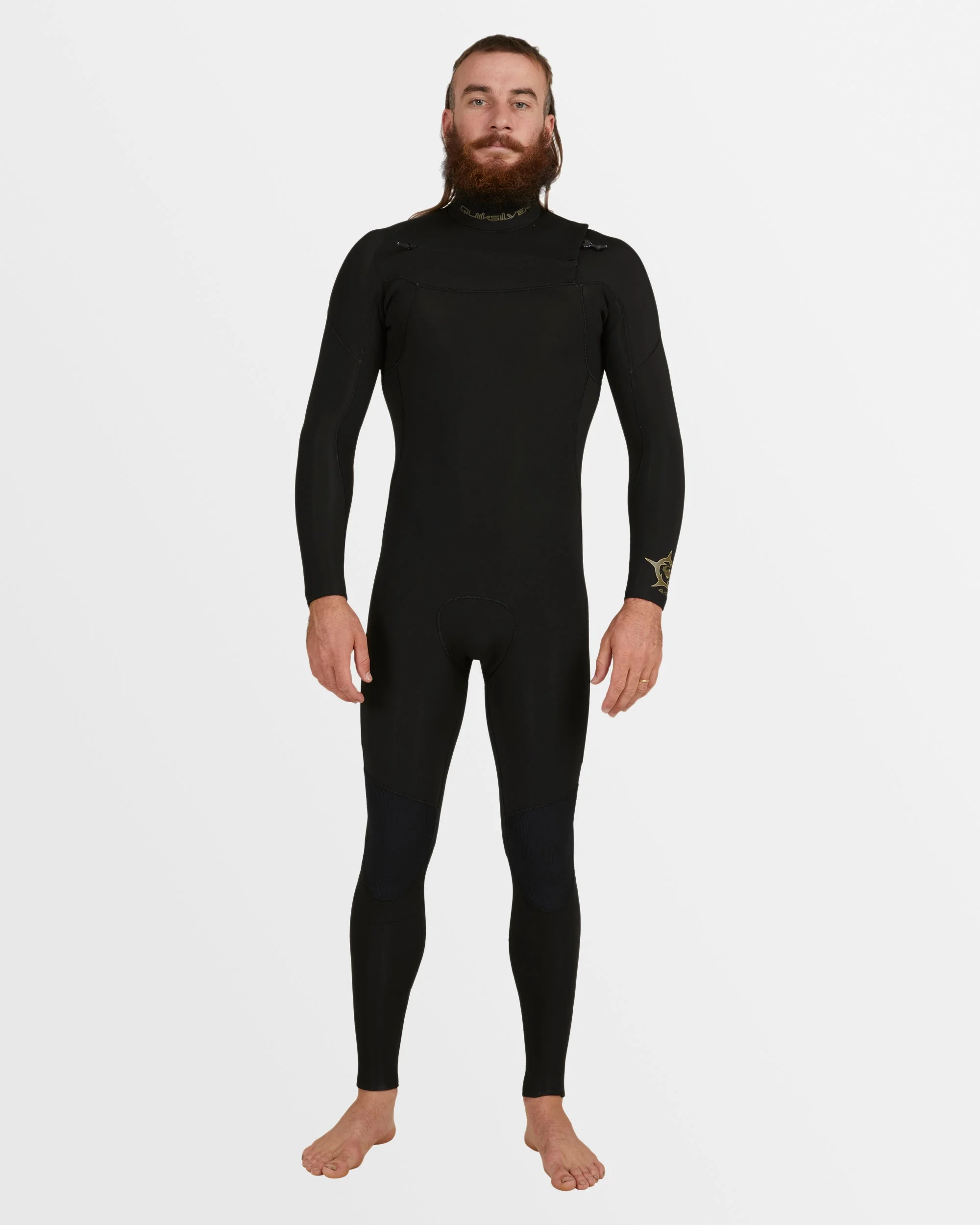 Mens 4/3mm Mikey Wright Everyday Sessions Chest Zip Wetsuit by QUIKSILVER — recommended by Ryan Niederreither