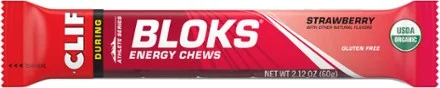 Clif Bloks Energy Chews Strawberry by Clif — recommended by Ari Salaiz