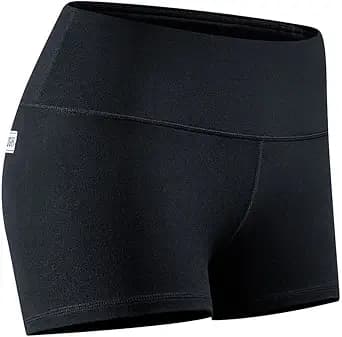 Tough Mode Women High Rise 3"/ 5" Super Soft Athletic Bike Workout Active Running Yoga Volleyball WOD Booty Shorts by Amazon — recommended by Megan Eckert
