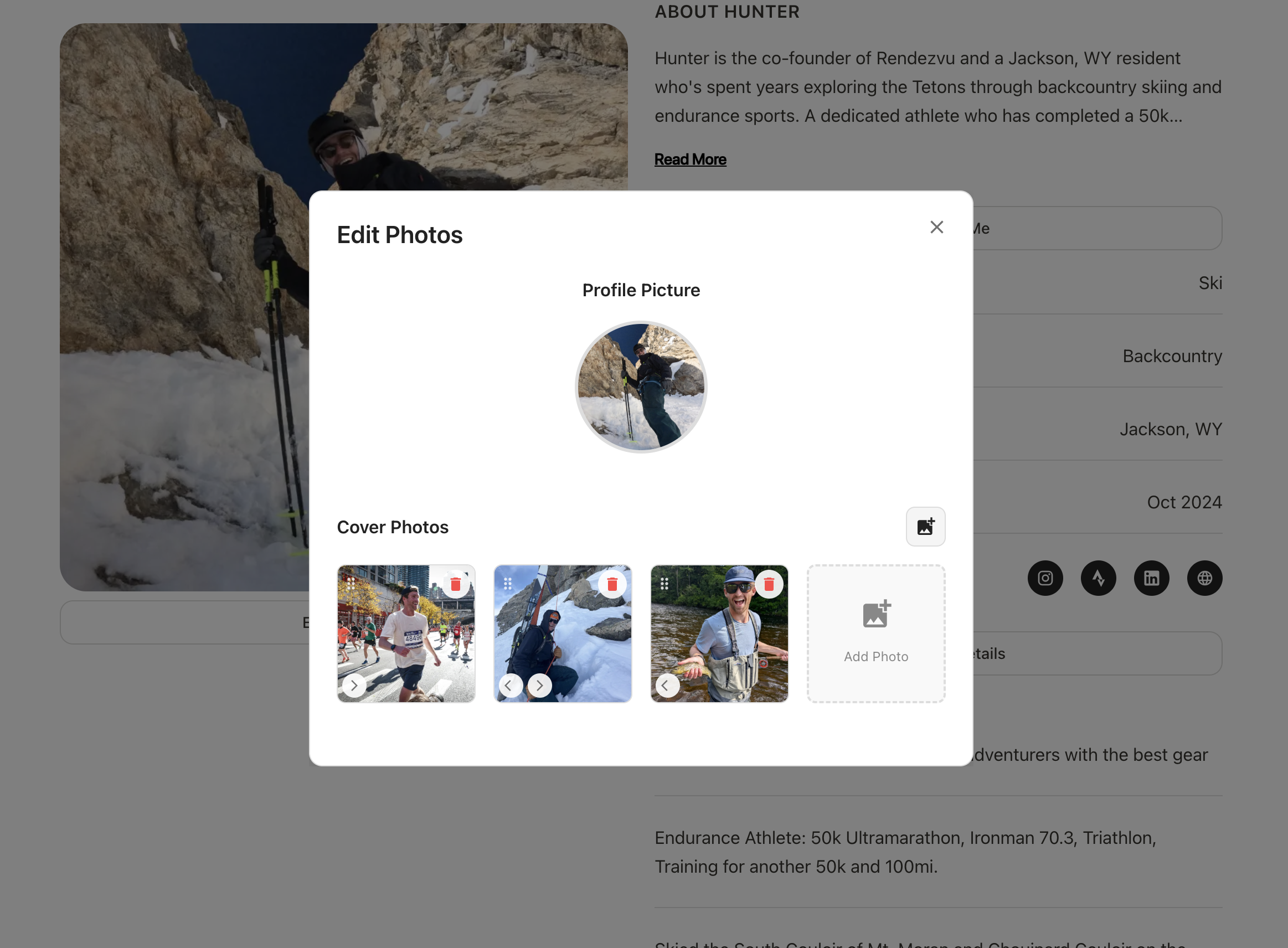 Photo gallery management